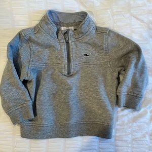 Vineyard Vines Boys Quarter Zip Sweater, size 18 months.